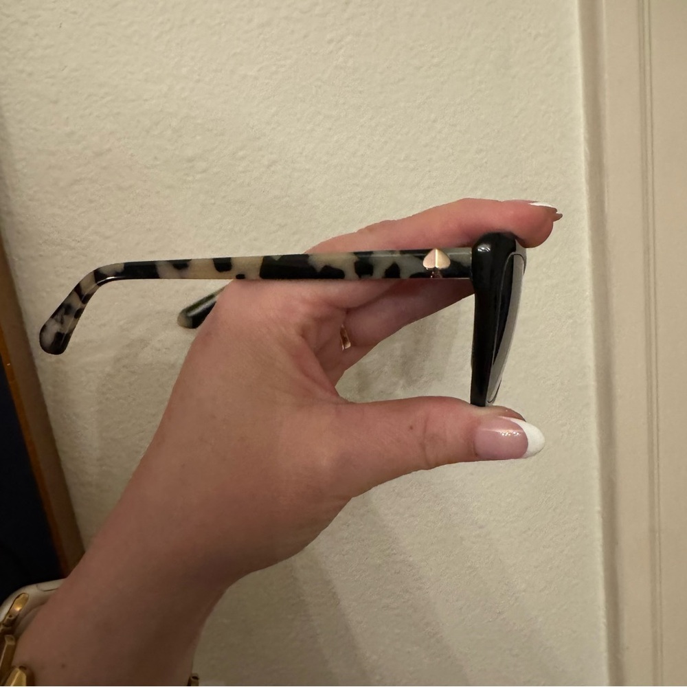 Kate Spade Black Cat-Eye Sunglasses Lucca polarized - Picture 4 of 16